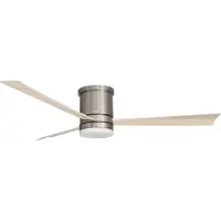 Nova Luce SATIN LED Ventilator Nickel 18W Warmweiss 25x132cm 9953016