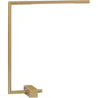 Nova Luce RACCIO LED Tischleuchte Messing 5W Warmweiss 36,5x12x40cm 9180725