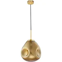 Nova Luce Pendelleuchte Lava in Gold E27 250mm