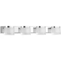 Nova Luce SABIA LED Wandleuchte Chrom 20W IP44 Warmweiss 51x9,8x7,5cm 9122341