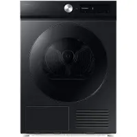 Samsung DV90DB7845GBU3, Freistehend, Frontlader, Wärmepumpe, Schwarz, Drehregler, Berührung, Links