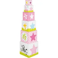 Goki stapelturm Africa junior 57,5 cm Karton 6-teilig