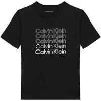 Calvin Klein Jeans T-Shirt LVCKSJA10B Schwarz Regular Fit
