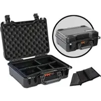 YPC Transportkoffer Xplorer Case M, abschließbar, Kunststoff, mit Polstertrenner, wasserdicht (IP67), 40,3 x 16,5 x 33cm