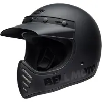 Bell Moto-3 Classic Solid Blackout Integralhelm Größe S