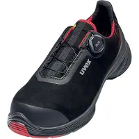 Uvex Sicherheitshalbschuhe S3 SRC 1 G2 mit BOA Fit System, xenova Kunststoffkappe, Weite 11, Größe 51