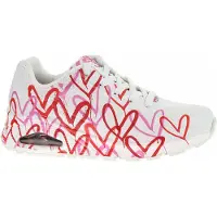 SKECHERS Uno - Spread The Love weiß-rot-rosa 38,5