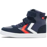 Hummel SLIMMER STADIL LEATHER HIGH JR - peacoat, Größe:39