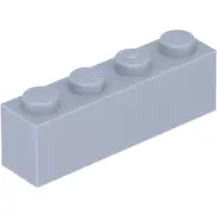 LEGO 250 Stück 3010 Stein Brick 1x4 Part Basic Steine 250 Hellgrau