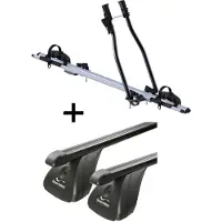 VDP Fahrradträger SAGITTAR + Dachträger Stahl kompatibel mit für Kia Cee'd I 3-5 Türer 2006-2012