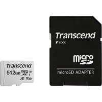 Transcend Micro Sdxc 300s-a 512gb Class 10 Uhs-i U3 V30 A1 Speicherkarte