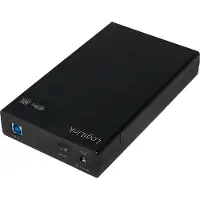 Logilink UA0276, HDD-Gehäuse, 3.5", SATA, Serial ATA II, Serial ATA III, 5 Gbit/s, USB Anschluss, Schwarz