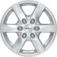 Alutec 17 Zoll Alufelge Titan 17"x7.5" 6x139.7 PCD ET55 93.10mm Felge Silber