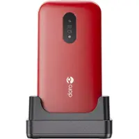 Doro 2820, Klappgehäuse, Single SIM, 7,11 cm (2.8"), Bluetooth, 1000 mAh, Rot, Weiß
