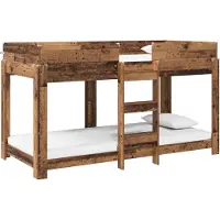 Syfax Etagenbett für Kinder Altholz 90 x 200 cm Holzwerkstoff