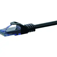 Dsit CAT6a Netzwerkkabel 100% Kupfer - U/UTP - 10 Meter - Schwarz