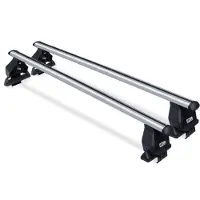 Menabo Tema | Dachträger Toyota - Corolla Verso 2000-2004 - Aluminium - Länge 130 cm - Tragkraft 50 kg - 2er-Pack