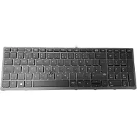 T-ProTek DEUTSCHE - Tastatur mit Beleuchtung LED , Trackpoint kompatibel für HP ZBook 17 G3 (Y6J68ET)