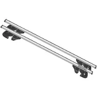 Menabo Sherman Silver XL | Dachträger Toyota - Caldina 1996-2001 - Aluminium - Länge 135 cm - Tragkraft 90 kg - 2er-Pack