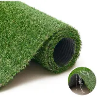 Tapiso Rasenteppich CANYOO Grün Höhe: 20mm Balkon Terrasse 200 x 700