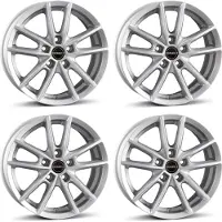BORBET 4 Felgen W 6.5x16 ET48 5x112 SIL für Audi A3 5x112 SIL für Audi A3 Aluräder