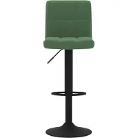 vidaXL "im Sonderangebot"1 Pcs Barhocker - CLORIS - Barstuhl - Optimal Komfort, Dunkelgrün Samt - 40 x 47 x (90-111) cm - NeuMöbel9772419