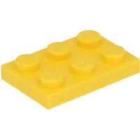 LEGO 2x3 Platten 3021 - 250 Stück Gelb