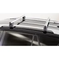 Menabo Alu Relingträger Sherman 120 kompatibel mit Renault Laguna Sportour KG 00-08 bis Schloss