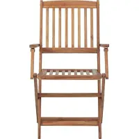 vidaXL Cloris DesignMöbel Gartenstühle - Braun Klappbare Gartenstühle 6er-set Massivholz Akazie Schlichtes5143304