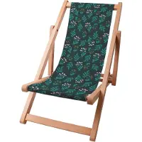 Dreamroots Kinder Liegestuhl klappbar Holz, bis zu 130 kg, Sonnenliege klappbar mit 3-stufiger Neigungsregulierung der Rückenlehne, Smells Like Summer