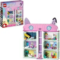LEGO 10788 Gabby's Dollhouse, Bauspielzeug für Kinder ab 4 Jahren, Gabby's Magisches Puppenhaus Set mit 8 Zimmern, Figuren