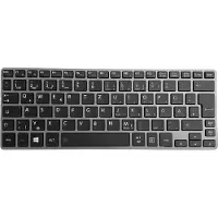 T-ProTek DEUTSCHE-Tastatur Silber Rahmen Beleuchtung,Trackpoint für Toshiba Portege Z30-B-121