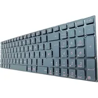 T-ProTek DEUTSCHE - Tastatur Schwarz mit Rot beschriftet kompatibel für Asus X756UQ