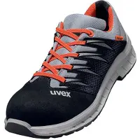 Uvex 69099, Männlich, Erwachsener, Sicherheitsschuhe, Schwarz, Grau, Rot, ESD, FO, S2, Alle Jahreszeiten