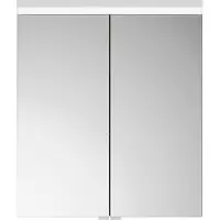 Burgbad Lin20 Spiegelschrank LED-Beleuchtung,2 Türen, 600x700x170mm