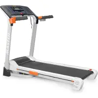 Masterfix Laufband MAS-F20, 2 PS Motorleistung, 120 kg max. Belastung, 173x75x133 cm, weiß, klappbar