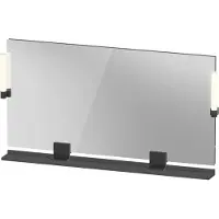 Duravit LED-Spiegel 9 W Sivida 133x65x3,6mm, gra m, Leu., au, stl, G sw