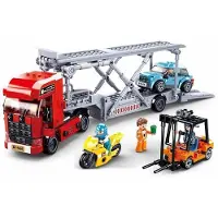 Sluban Town Lkw-transport 542 Stücke Konstruktion Spiel Silber Silber One Size