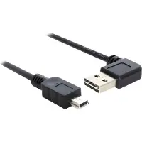 DeLOCK USB2.0-Kabel Easy A-MiniB: 0.5m, schwarz