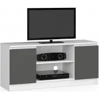 Akord Furniture Factory OP0LRTV120BIASZA, Weiß, 2 Regale, Matt, 2 Tür(en), 400 mm, 1200 mm