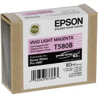Epson Singlepack Vivid Light Magenta T580B00, Magenta, Tinte auf Pigmentbasis, 80 ml, 1 Stück(e), Einzelpackung