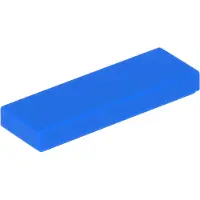 LEGO 1x3 Fliesen 63864 - 100 Stück Blau