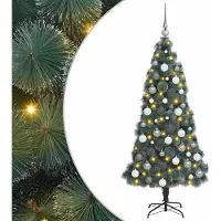 vidaXL Möbel Künstlicher Weihnachtsbaum Grün 40 x 40 x 180 cm PET - Weihnachtsgirlanden 3396165