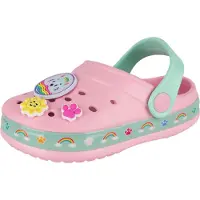 Paw Patrol - Mädchen Clogs, Abzeichen NS8475 (25 EU) (Pink/Grün)