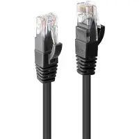 Lindy 48083, 15 m, Cat6, U/UTP (UTP), RJ-45, RJ-45, Schwarz