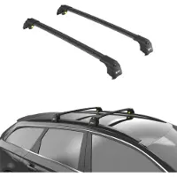 TURTLE DACHTRÄGER AIR-2 , Schwarz VAUXHALL MOKKA X 2013 - 2020 (SUV)