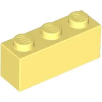 LEGO 100 Stück 3622 Stein Brick 1x3 Part Basic Steine 100 Helles Hellgelb