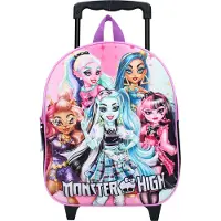 Monster High Rucksack Trolley pack 3D Monster High The Boo Crew auch als Trolley ziehbar Black One Size