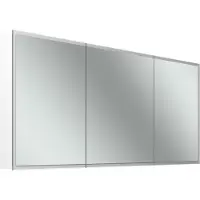 Schneider GLOW D2W Spiegelschrank, 3 Türen 50/60/50cm, 1613x136x736mm, rundum Beleuchtung, Dim2Warm, 218.161.02.02