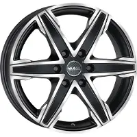 Mak Alufelge King6 7.5X17 6X114,3 Et 45 Ice Black